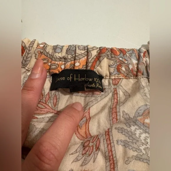 House of Harlow 1960 Bohemian Print Maxi Dress Size M - Picture 4 of 4